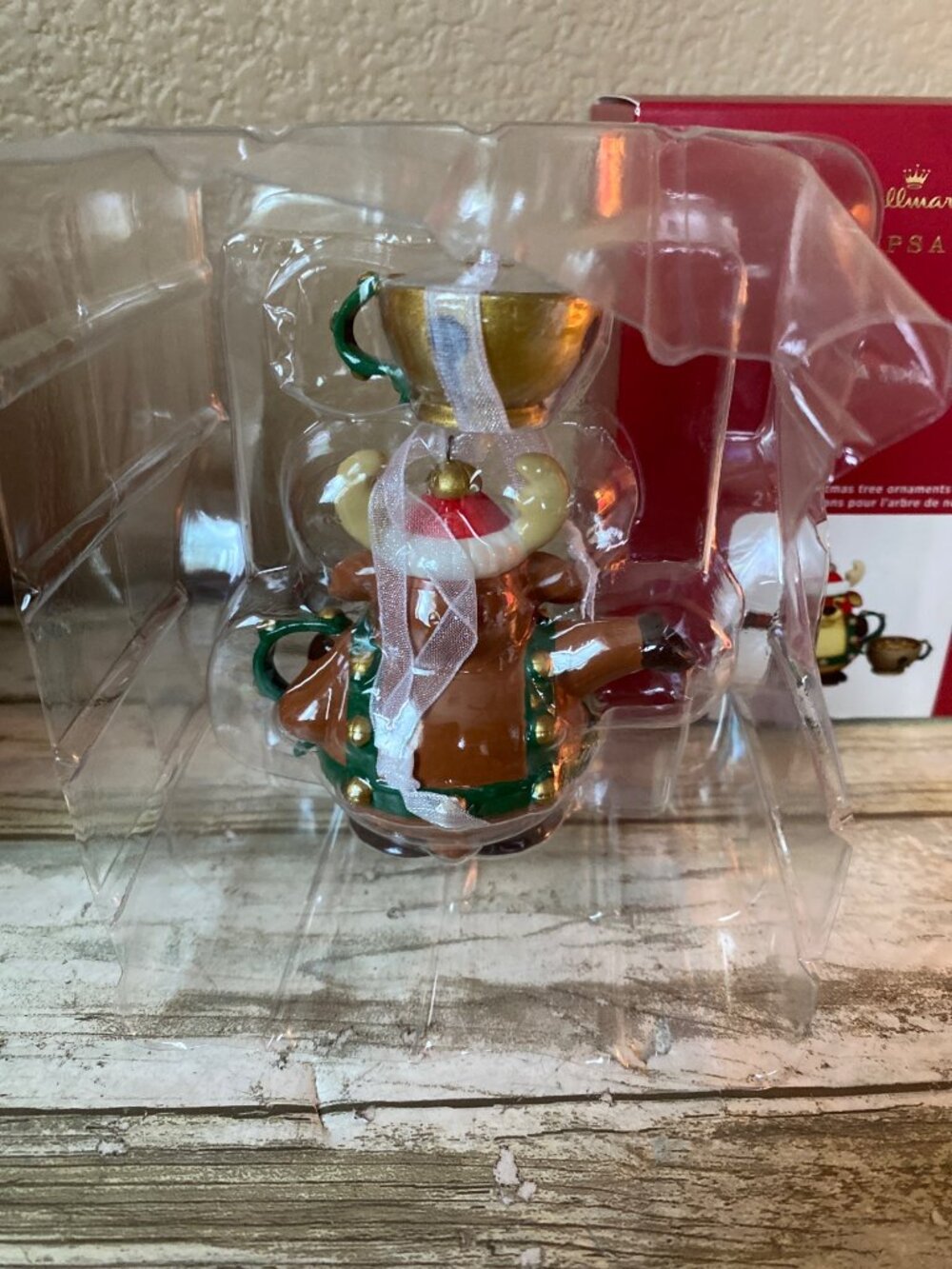 Set of 5 Hallmark Keepsake "Tea Time" Ornaments 2016 - 2020 NEW in Box - Picture 5 of 16